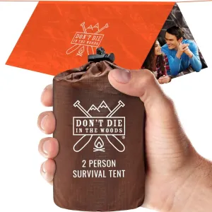 *00% satisfaction Camping, Ultralight Emergency Toughest Year-Round Mylar Survival   Outdoor Tent World'S • Weather Kits Protection Person Hiking, Tent & Paracord • Shelter Most-ordered for All 2 Tube Survival
