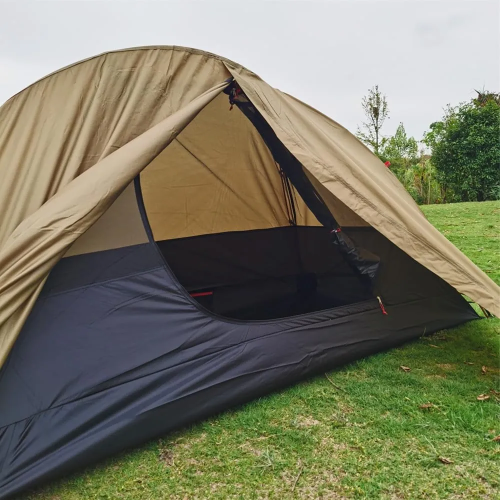 1 Person Backpacking Tent, Ultralight One Person Waterproof Backpacking Tent Easy Setup Camping Tent Portable Single Layer Outdoor Hiking Tent for Adults, Kids, Scouts, Solo, Single Person