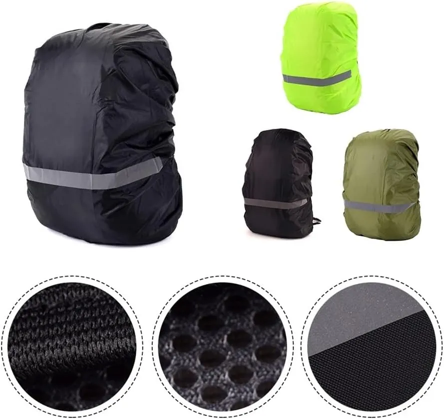 10-70L Outdoor Travel Camping Hiking Climbing Backpack Bag Waterproof Rain Cap Cover with Safety Reflective Strip Raincover