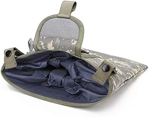 1000D Nylon Folding Tactical Dump Pouch – Foldable Molle Magazine Mag Dump Pouch （5 Colors Optional）