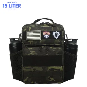 15L Tactical Backpack – Deep Woods Camo - Compact & Rugged