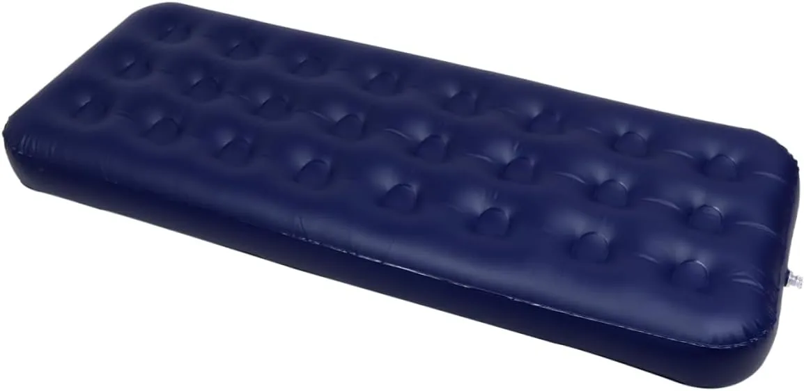 1pc Inflatable Air Mattress Portable Single Sleeping Cushion for Outdoor Camping Travel and Home Use Leak Durable Material Easy to Clean Compact Design