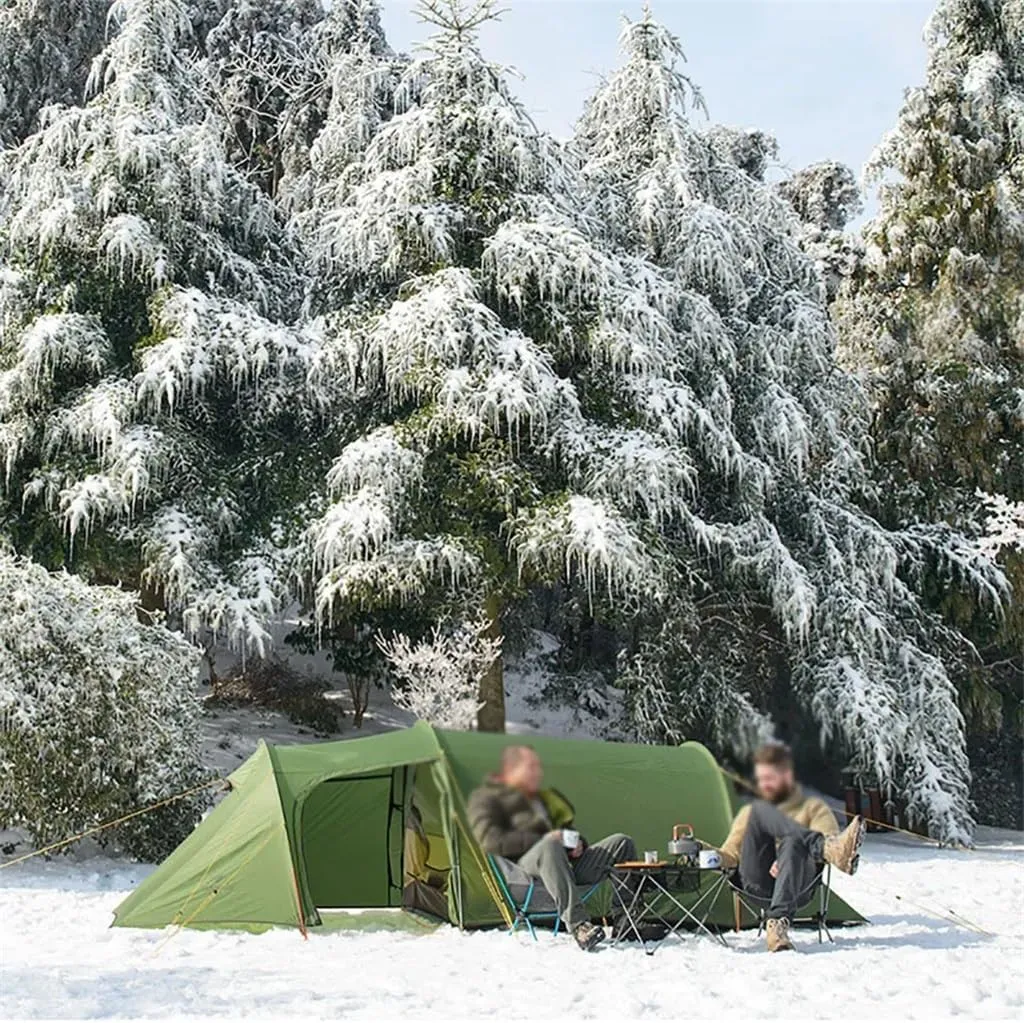 2 3 4 Person Hiking Tent Four Seasons Tent Ultralight Family Travel Tent 20D Waterproof Camping Tent