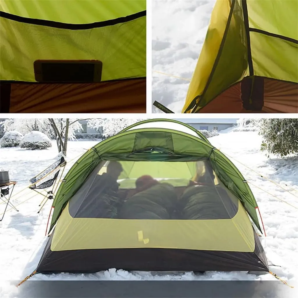 2 3 4 Person Hiking Tent Four Seasons Tent Ultralight Family Travel Tent 20D Waterproof Camping Tent