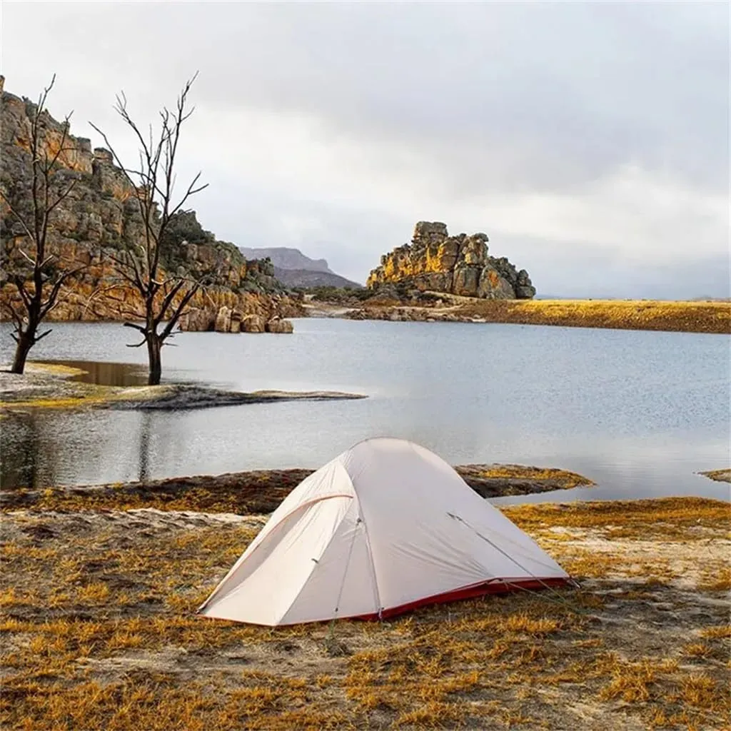 2 Person Camping Tent Ultralight Nylon Hiking Tent Hiking Backpacking Shelter Tent Outdoor