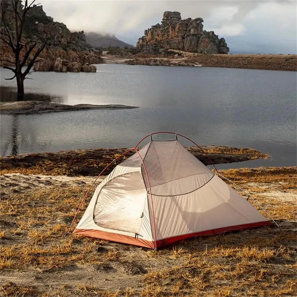 2 Person Camping Tent Ultralight Nylon Hiking Tent Hiking Backpacking Shelter Tent Outdoor