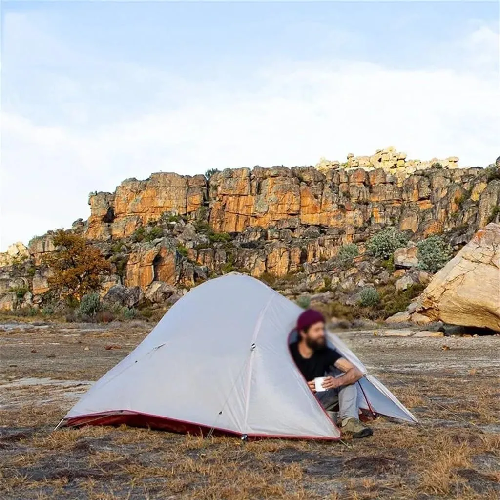2 Person Camping Tent Ultralight Nylon Hiking Tent Hiking Backpacking Shelter Tent Outdoor