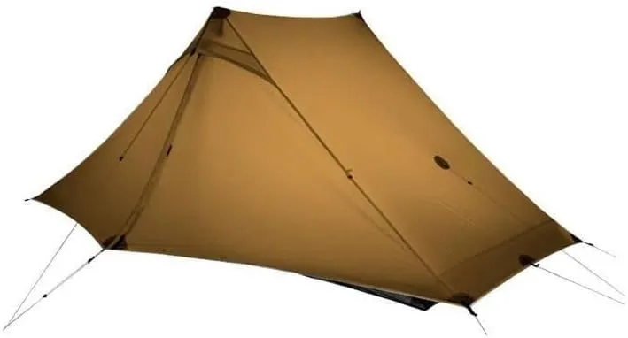 2-Person Ultralight Camping Tent – 3-Season Outdoor Gear with Waterproof Nylon and Aluminum Poles Khaki