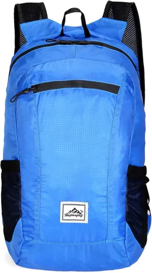 20L Foldable Backpack,Waterproof Packable Ultra Lightweight Hiking Backpack,For Men Women Travel Camping Outdoor Backpack-Blue