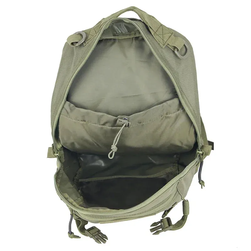 20L Waterproof Tactical Backpack - Outdoor Camping Rucksack with Molle System for Hiking and Trekking