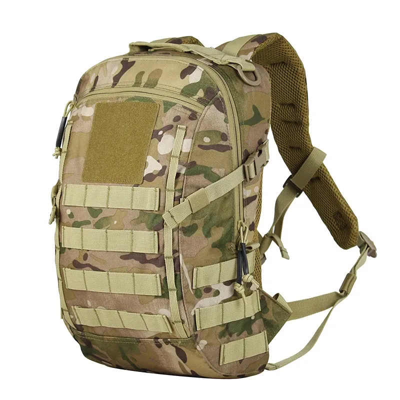 20L Waterproof Tactical Backpack - Outdoor Camping Rucksack with Molle System for Hiking and Trekking