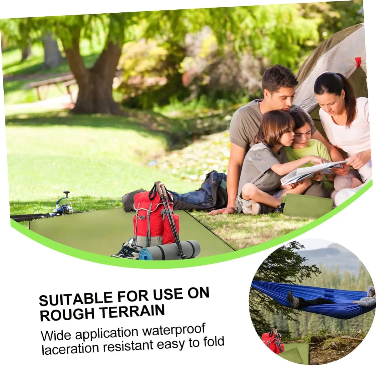 210x200cm Oxford Cloth Mat Waterproof Outdoor Blanket Camping Tent Ground Pad Portable Picnic Mat Beach Camping Pad