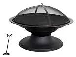 29.5-in W BlackHigh Temperature Powder Coated Steel Wood-Burning Fire Pit (SRFP153)