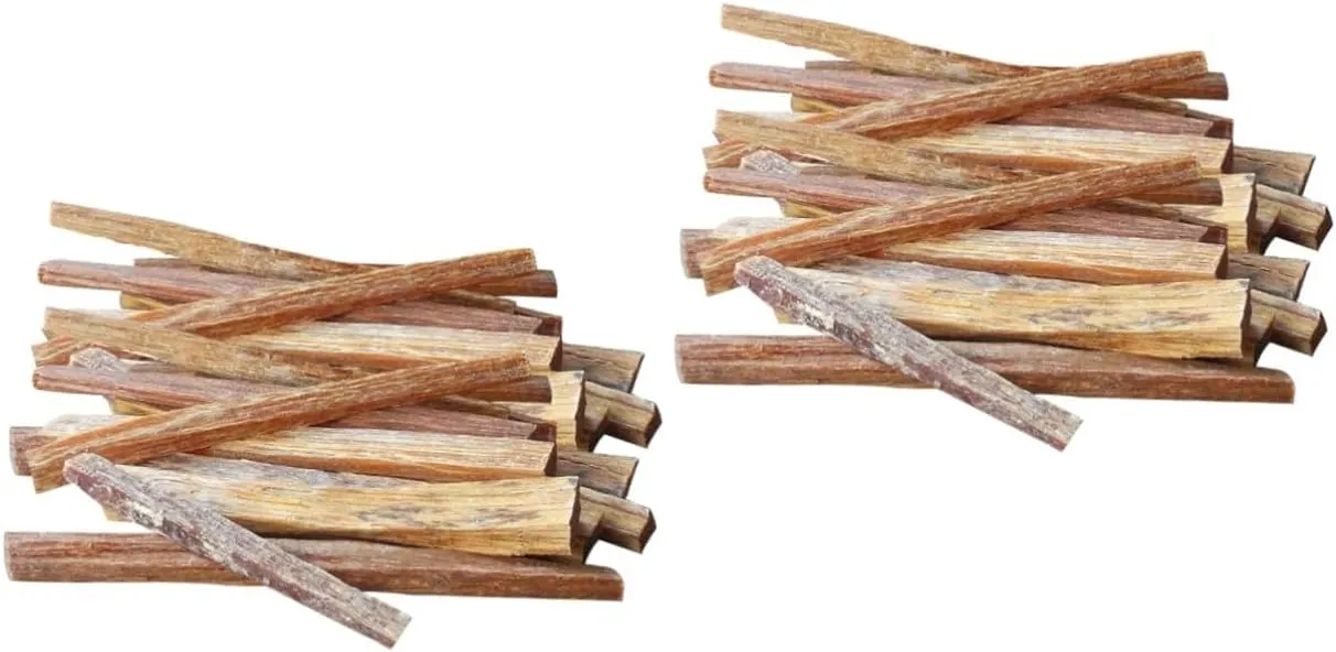 2pcs 1 Outdoor Firelighters 1 Bag of Natural Firelighters Dried Wood Sticks Starter Logs for Fireplace Camping Fire