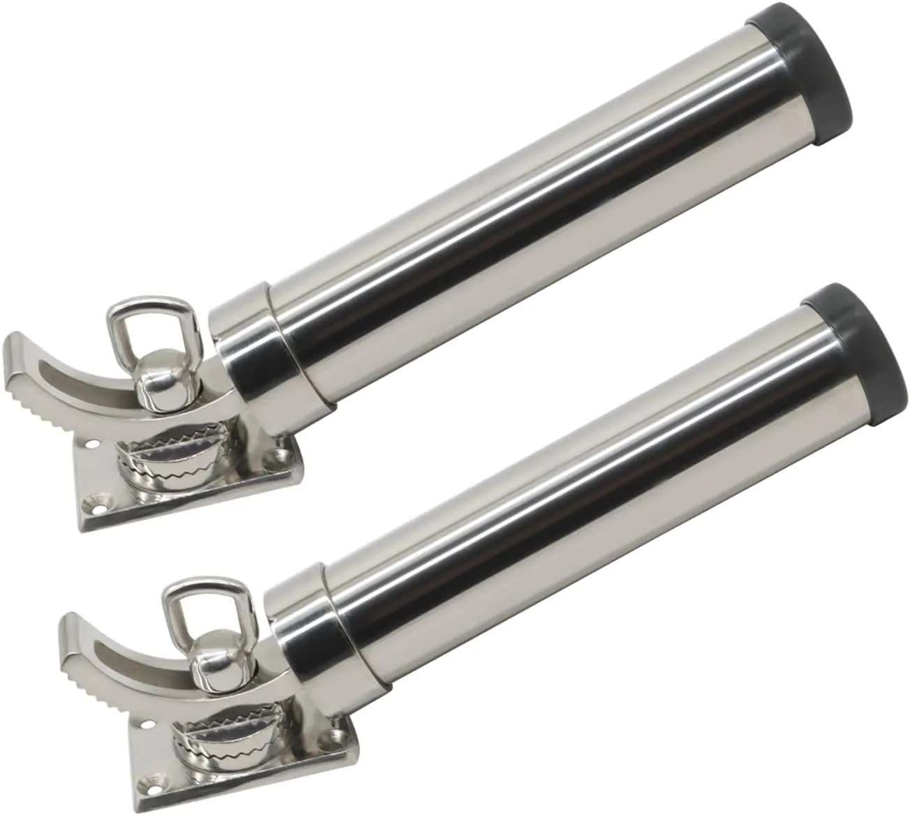 2pcs 360 Degree Fishing Rod Holder 316 Stainless Steel Adjustable Rotation Fishing Rod Rod Holders