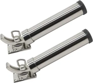 2pcs 360 Degree Fishing Rod Holder 316 Stainless Steel Adjustable Rotation Fishing Rod Rod Holders