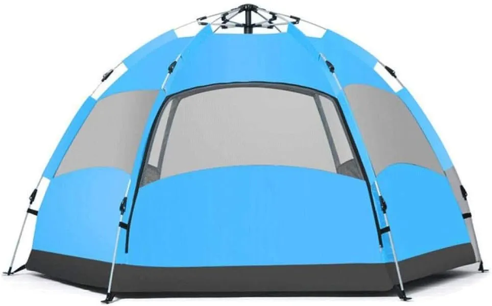 3-4 Person Tents for Camping Instant Setup Tent Double Layer Waterproof for 4 Seasons