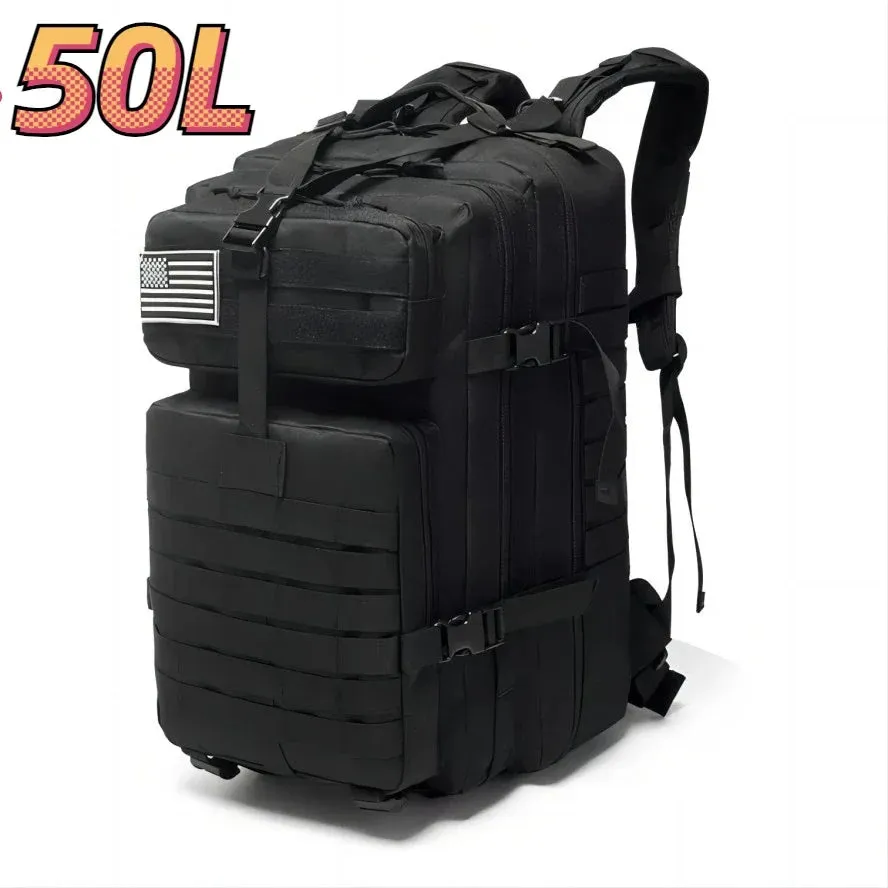 30L/50L 1000D Nylon Waterproof Trekking Bag Backpack