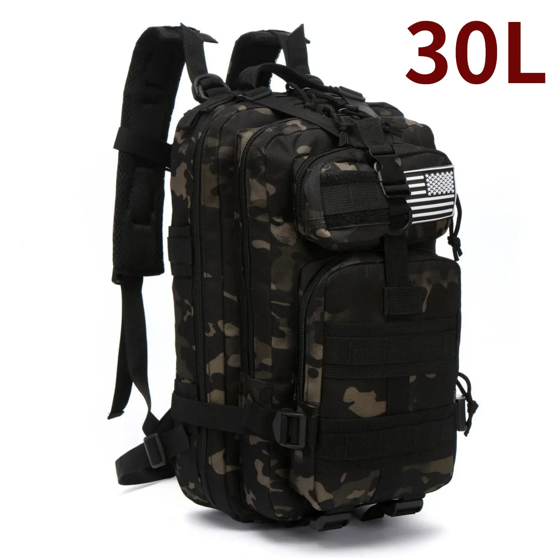 30L/50L 1000D Nylon Waterproof Trekking Bag Backpack