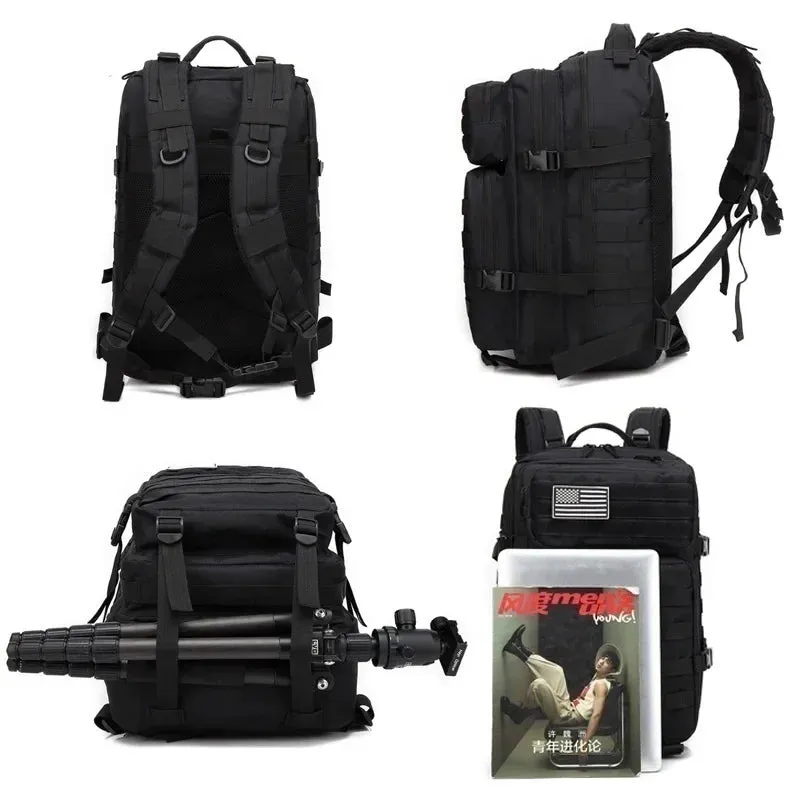 30L/50L 1000D Nylon Waterproof Trekking Bag Backpack