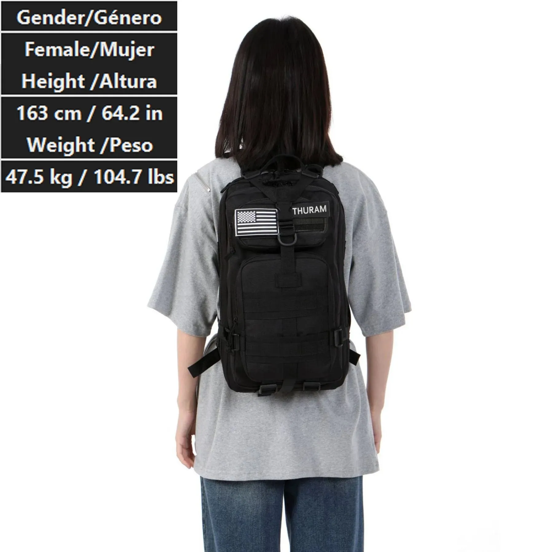 30L/50L 1000D Nylon Waterproof Trekking Bag Backpack