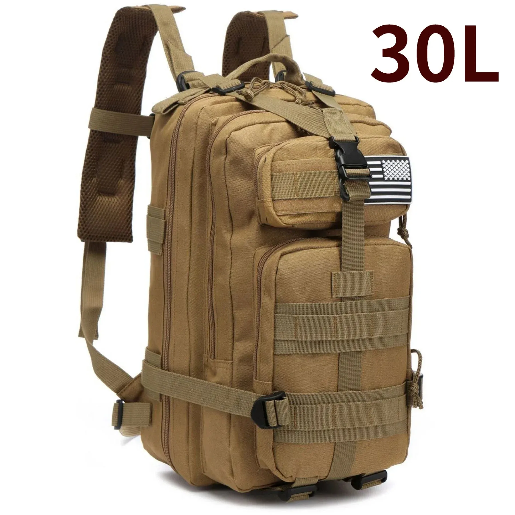 30L/50L 1000D Nylon Waterproof Trekking Bag Backpack
