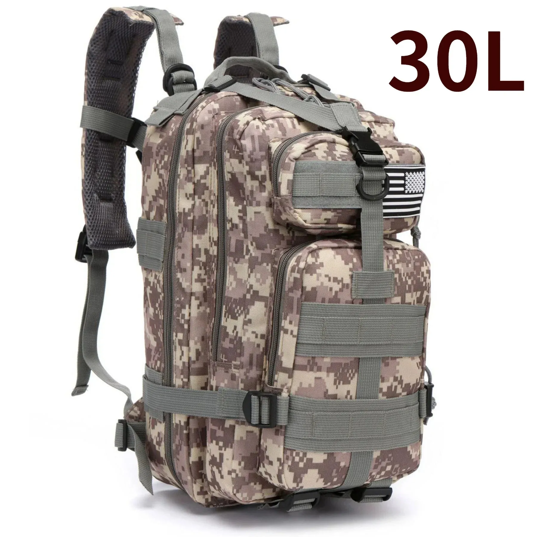 30L/50L 1000D Nylon Waterproof Trekking Bag Backpack