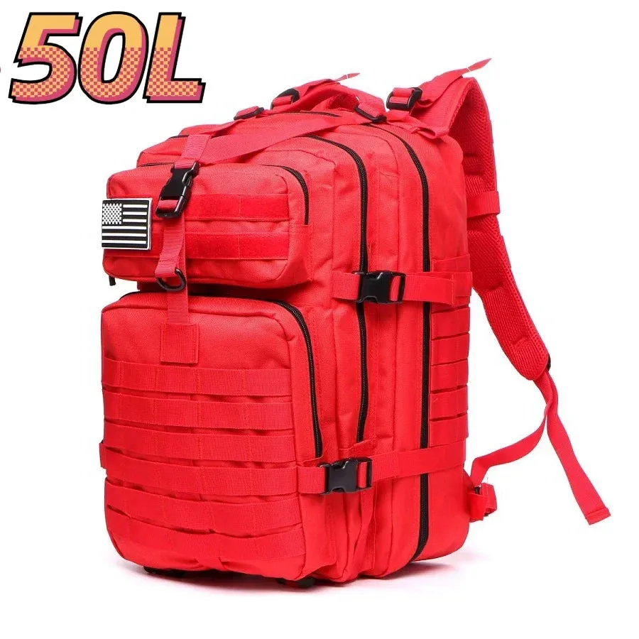 30L/50L 1000D Nylon Waterproof Trekking Bag Backpack