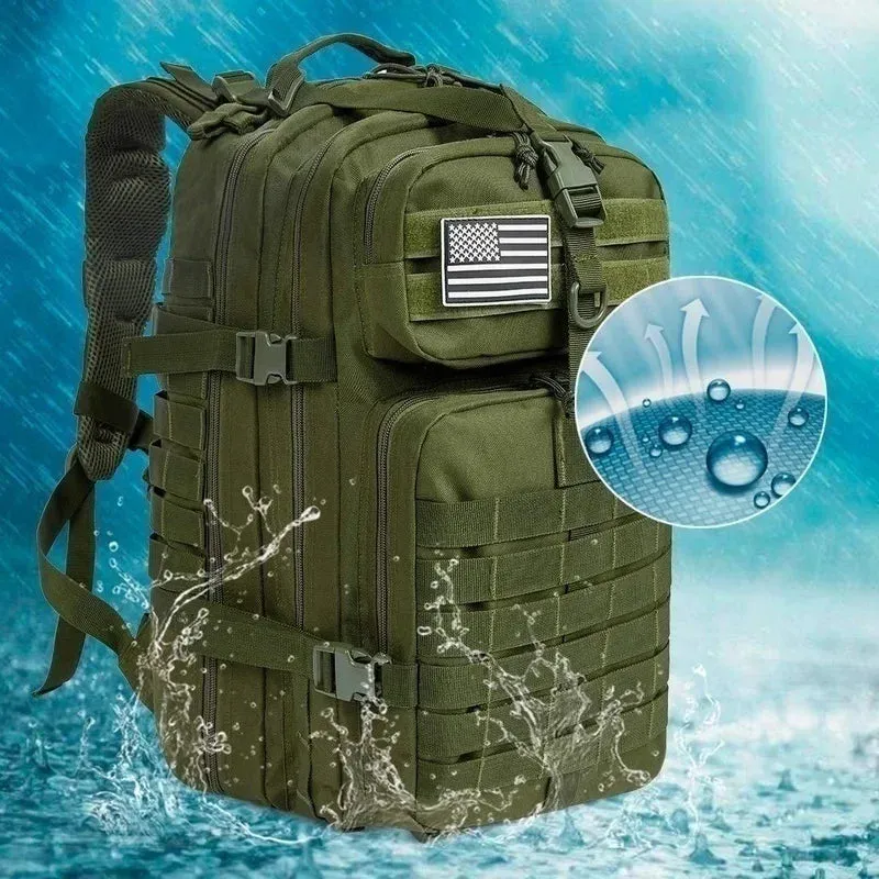 30L/50L 1000D Nylon Waterproof Trekking Bag Backpack