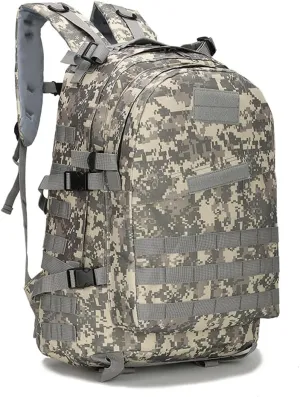 36-55L Military MOLLE Backpack for Men and Women Rucksack Tactical Assault Pack Bag for Hunting Camping Trekking (ACU)