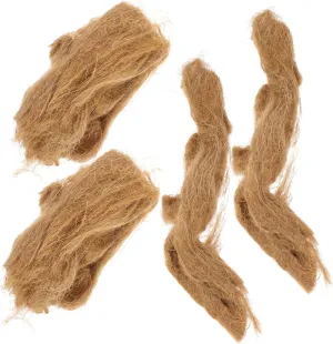 4 Pack Jute Silk Fire Starters Natural Camping Flame Igniters for Emergency Outdoor Survival