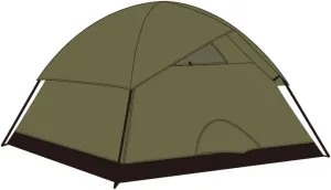 4 Person Group Camping Tent with Rain Fly, Waterproof, Easy Setup, Spacious for Outdoor Adventures & Hiking