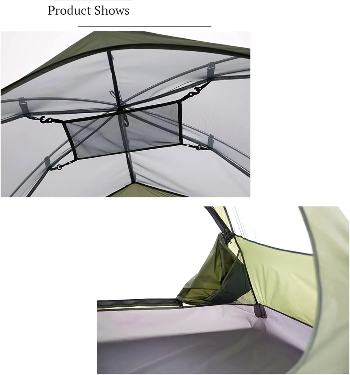 4 Season Ultralight Camping Tent, Backpacking Tent, 2 People Double Layer All Weather Easy Setup Tents for Outdoor Survival, Hiking, Backpack Travel, Mountaineering
