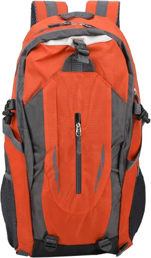 40L Hiking Backpack, Waterproof Lightweight Cam Backpack, Backpack Shoulder Bag for Outdoor Climbing Cam Hiking(Orange)