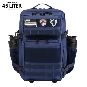 45L Tactical Backpack – Midnight - Rugged & Versatile