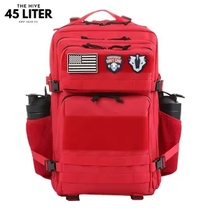 45L Tactical Backpack – Ruby - Rugged & Versatile