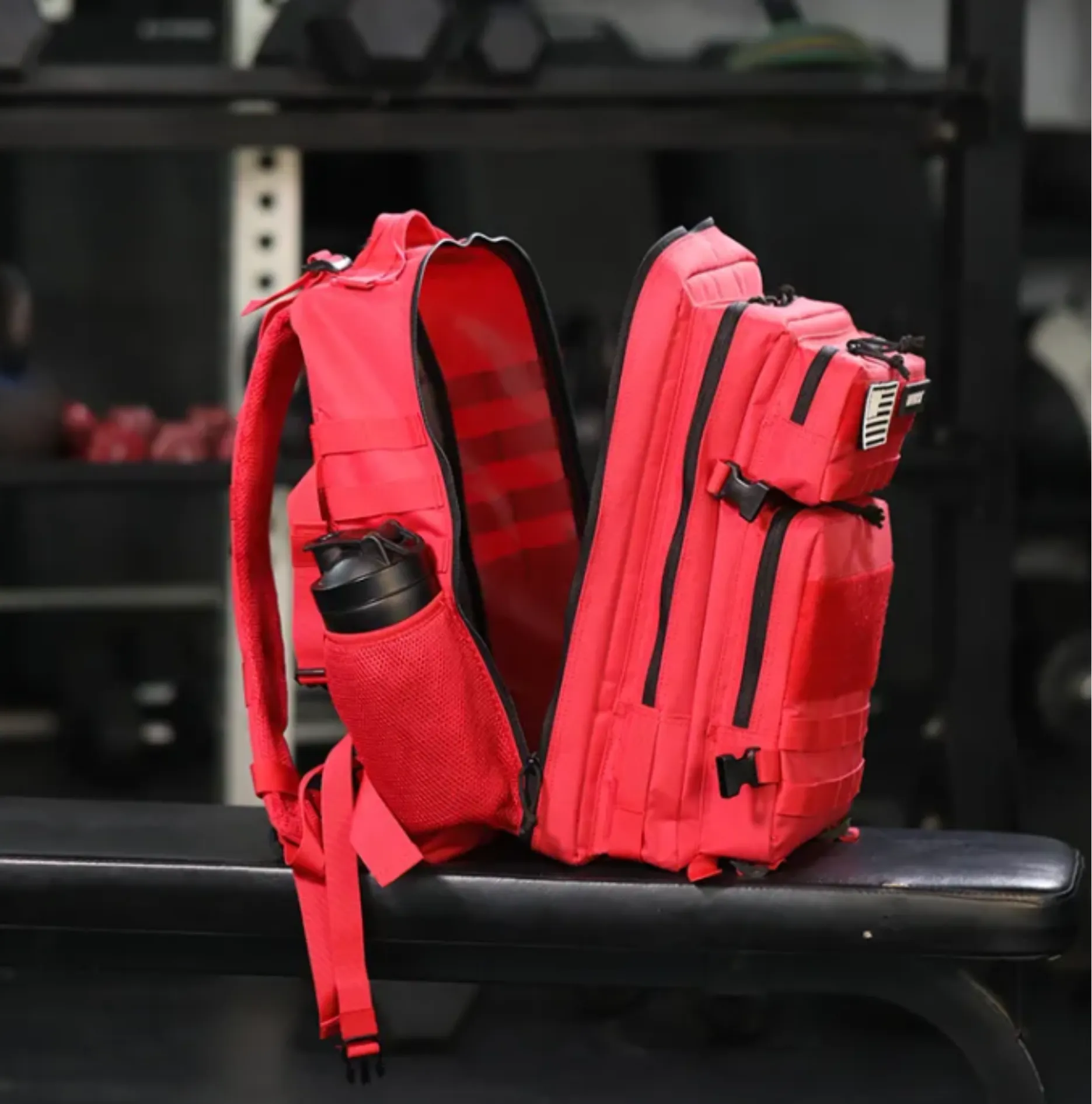 45L Tactical Backpack – Ruby - Rugged & Versatile