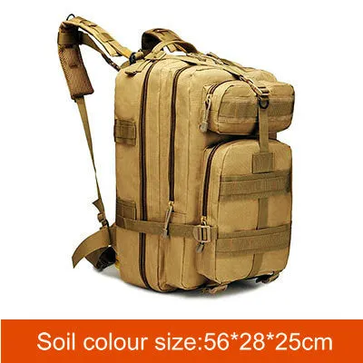 45L Tactical Military Backpack Large Army 3 Day Assault Pack Molle Bag Backpacks Rucksacks for Camping hunting Tactical Backpack