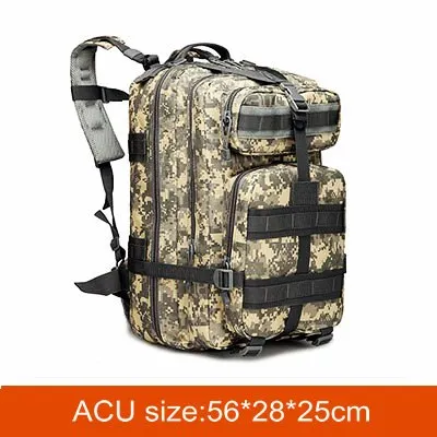 45L Tactical Military Backpack Large Army 3 Day Assault Pack Molle Bag Backpacks Rucksacks for Camping hunting Tactical Backpack