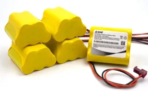 (5-Pack) 6V AA 800mAh Ni-Cd Battery Pack Compatible with Sure-Lite 026-149, SL026-149, S/L 026-149, ANIC1204, Energizer 41B020AF17201, Dantona CUSTOM-55 Emergency Lighting