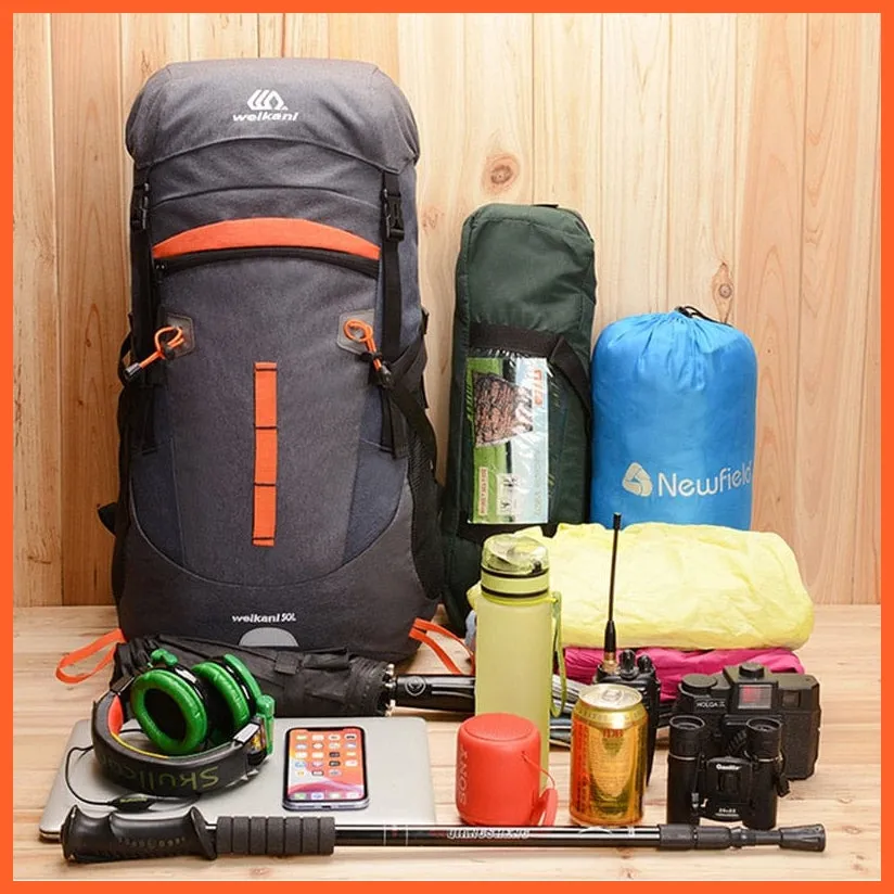 50L Camping Waterproof Hiking Backpack For Men
