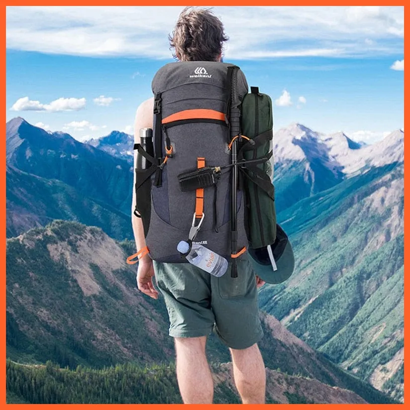 50L Camping Waterproof Hiking Backpack For Men