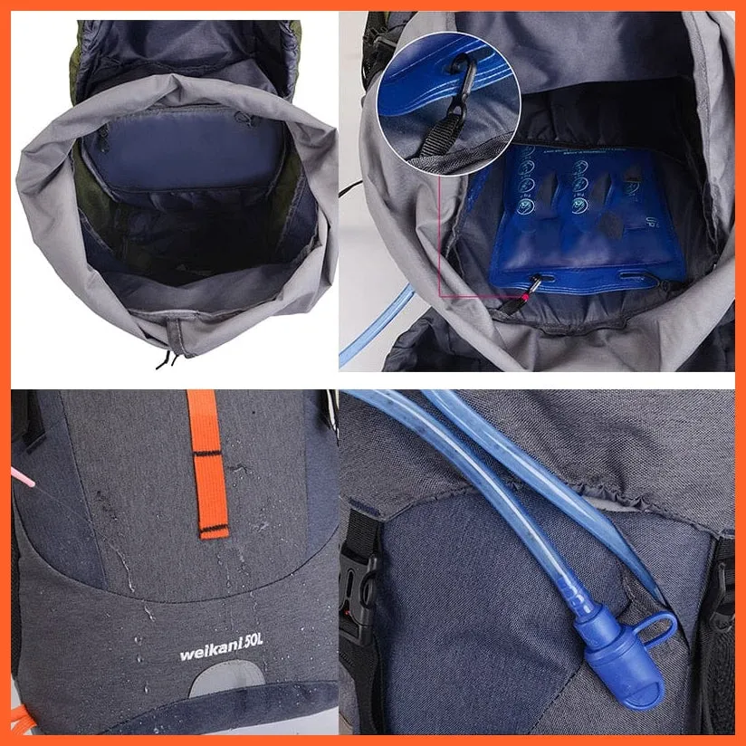 50L Camping Waterproof Hiking Backpack For Men