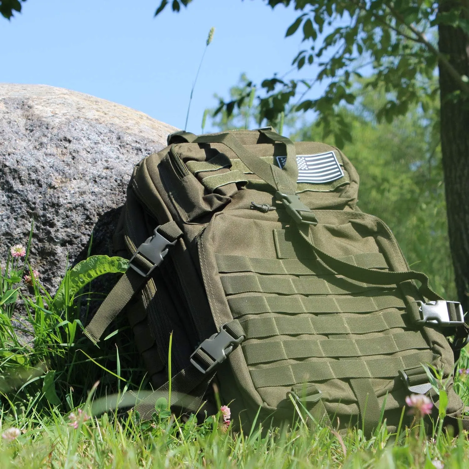 50L Expeditionary Tactical Backpack - Large Molle Bag