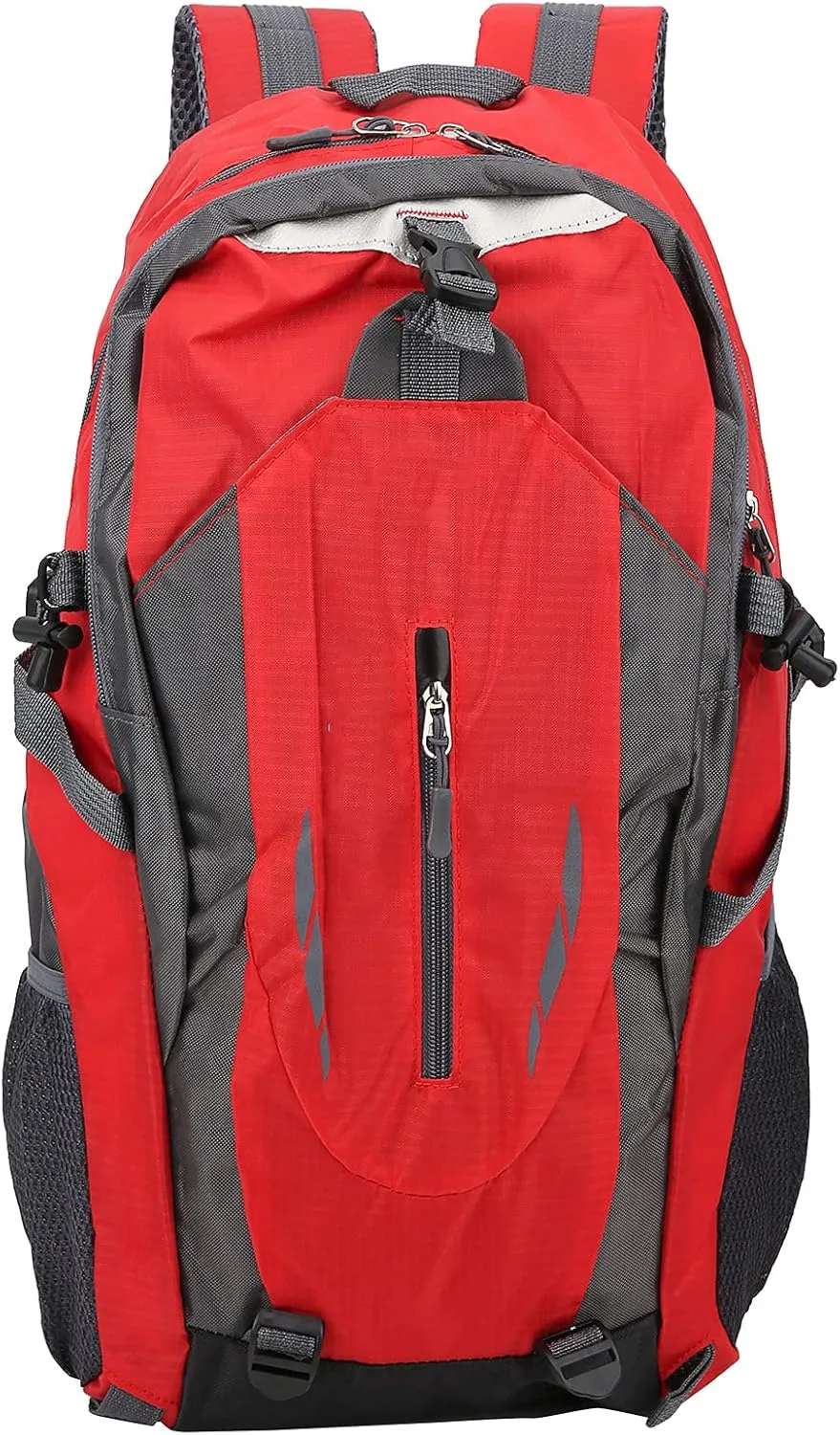 6 Colors 40L Climbin Backpack, Waterproof Shoulder Backpack, Multiple Pockets Travel Backpack for Outdoor Sports Campin(Red)