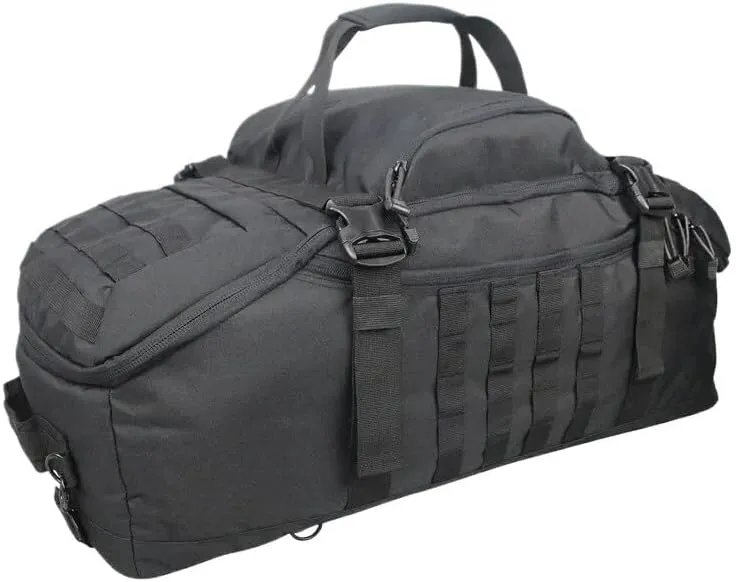 60L 80L Camping Backpacks Men Tactical Backpack Hiking Travel Climbing Rucksack Sports Gym Duffel Bag(L Black)