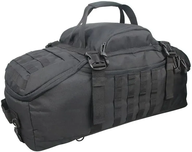 60L 80L Camping Backpacks Men Tactical Backpack Hiking Travel Climbing Rucksack Sports Gym Duffel Bag(L Black)