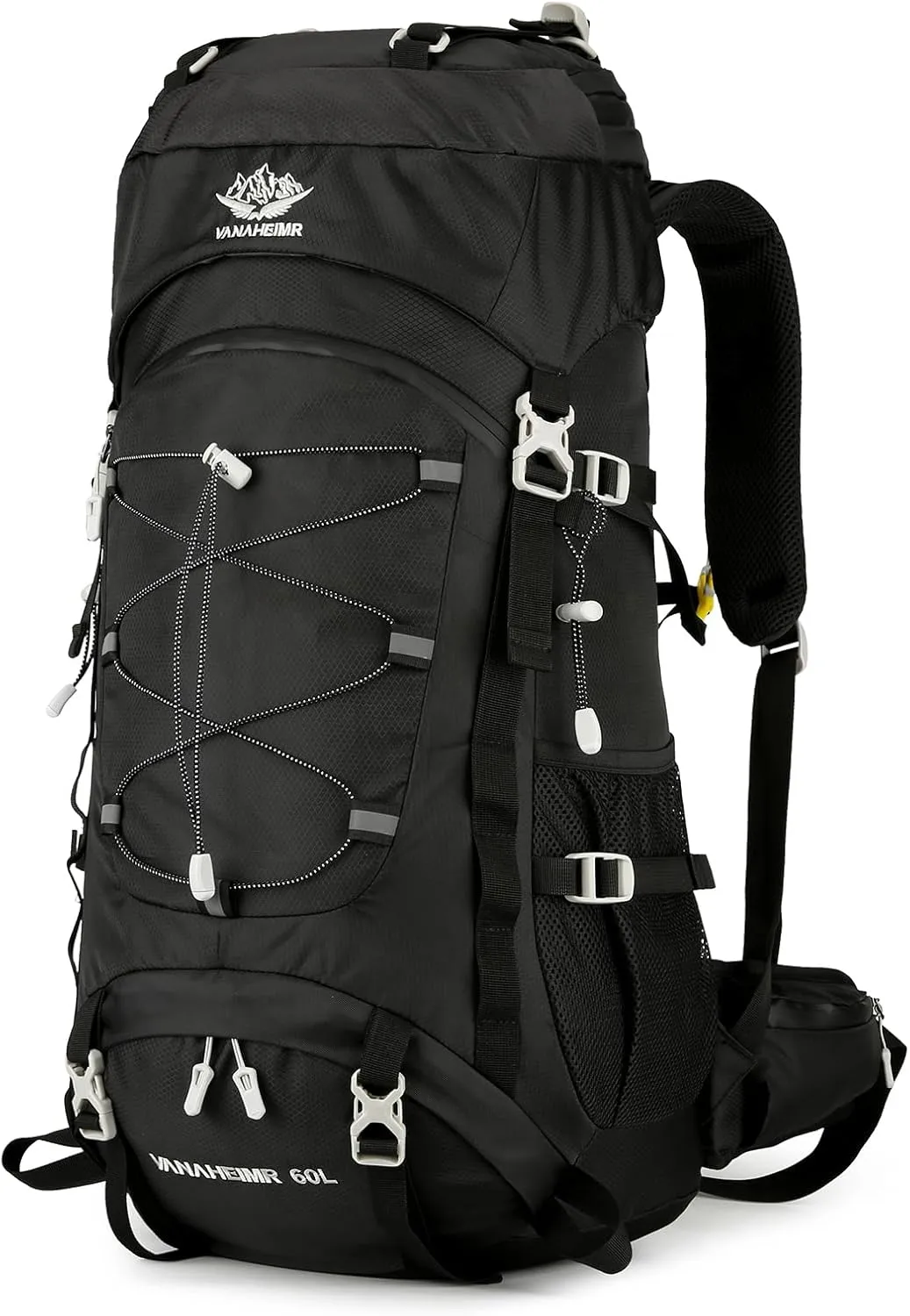 60L Large Capacity Camping Backpack Waterproof Backpacking Mountaineering Backpack for Hiking Travel,waterproof backpack
