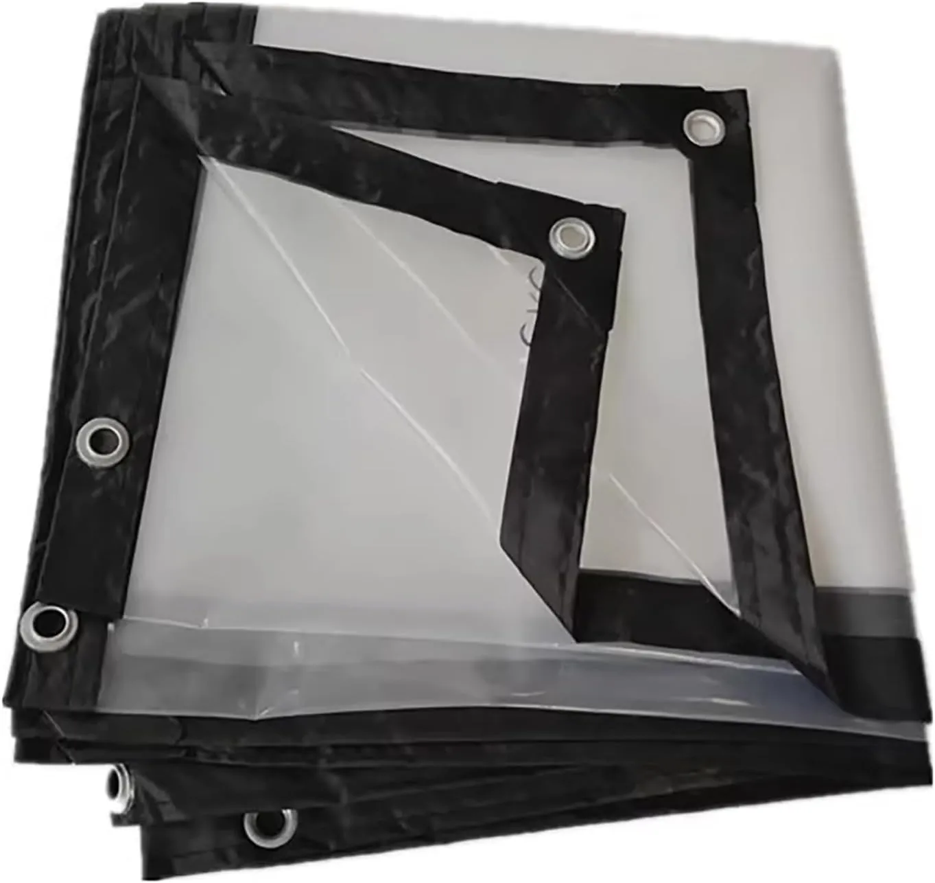 7 * 10ft 7 * 13ft 10 * 10ft Poly Tarpaulin Tarps Transparent,Thickened Tear Resistant,Outdoor Garden Rainproof Covering,Clear Greenhouse Heavy Duty Tarp(7x10 ft(2x3m))