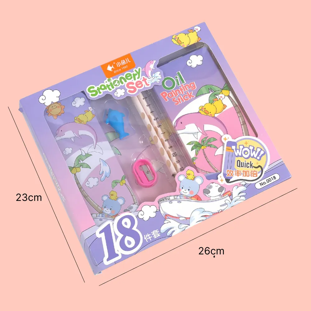 7 in 1 Stationery Combo Set.(Mini Gifting Set)